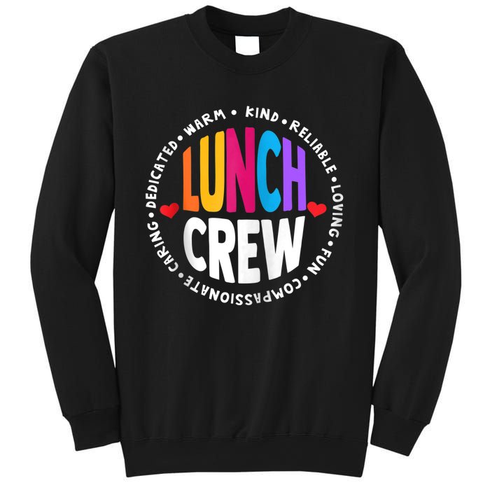 School Lunch Crew Funny Ladies Cafeteria Workers Lunch Lady Zip Hoodie Sweatshirt