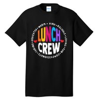 School Lunch Crew Funny Ladies Cafeteria Workers Lunch Lady Zip Hoodie Tall T-Shirt