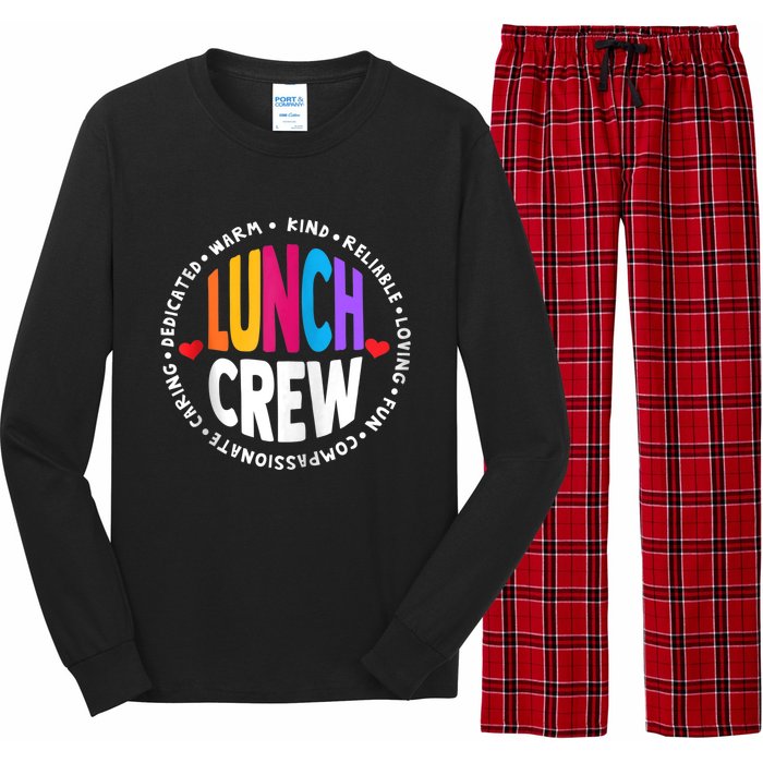 School Lunch Crew Funny Ladies Cafeteria Workers Lunch Lady Zip Hoodie Long Sleeve Pajama Set