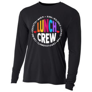 School Lunch Crew Funny Ladies Cafeteria Workers Lunch Lady Zip Hoodie Cooling Performance Long Sleeve Crew