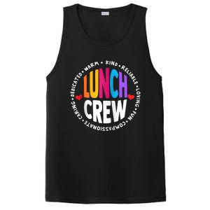 School Lunch Crew Funny Ladies Cafeteria Workers Lunch Lady Zip Hoodie PosiCharge Competitor Tank