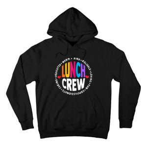 School Lunch Crew Funny Ladies Cafeteria Workers Lunch Lady Zip Hoodie Tall Hoodie