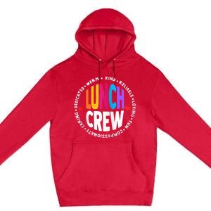 School Lunch Crew Funny Ladies Cafeteria Workers Lunch Lady Zip Hoodie Premium Pullover Hoodie