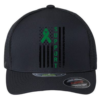 Support Liver Cancer Awareness Flexfit Unipanel Trucker Cap