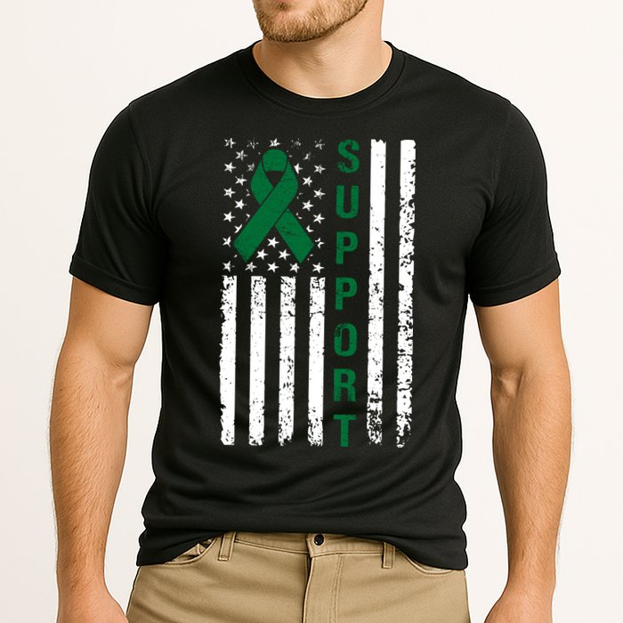 Support Liver Cancer Awareness Cooling Performance Crew T-Shirt