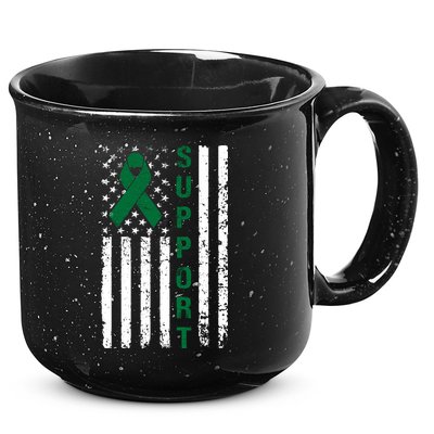 Support Liver Cancer Awareness 15oz Campfire Ceramic Mug