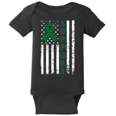 Support Liver Cancer Awareness Baby Bodysuit