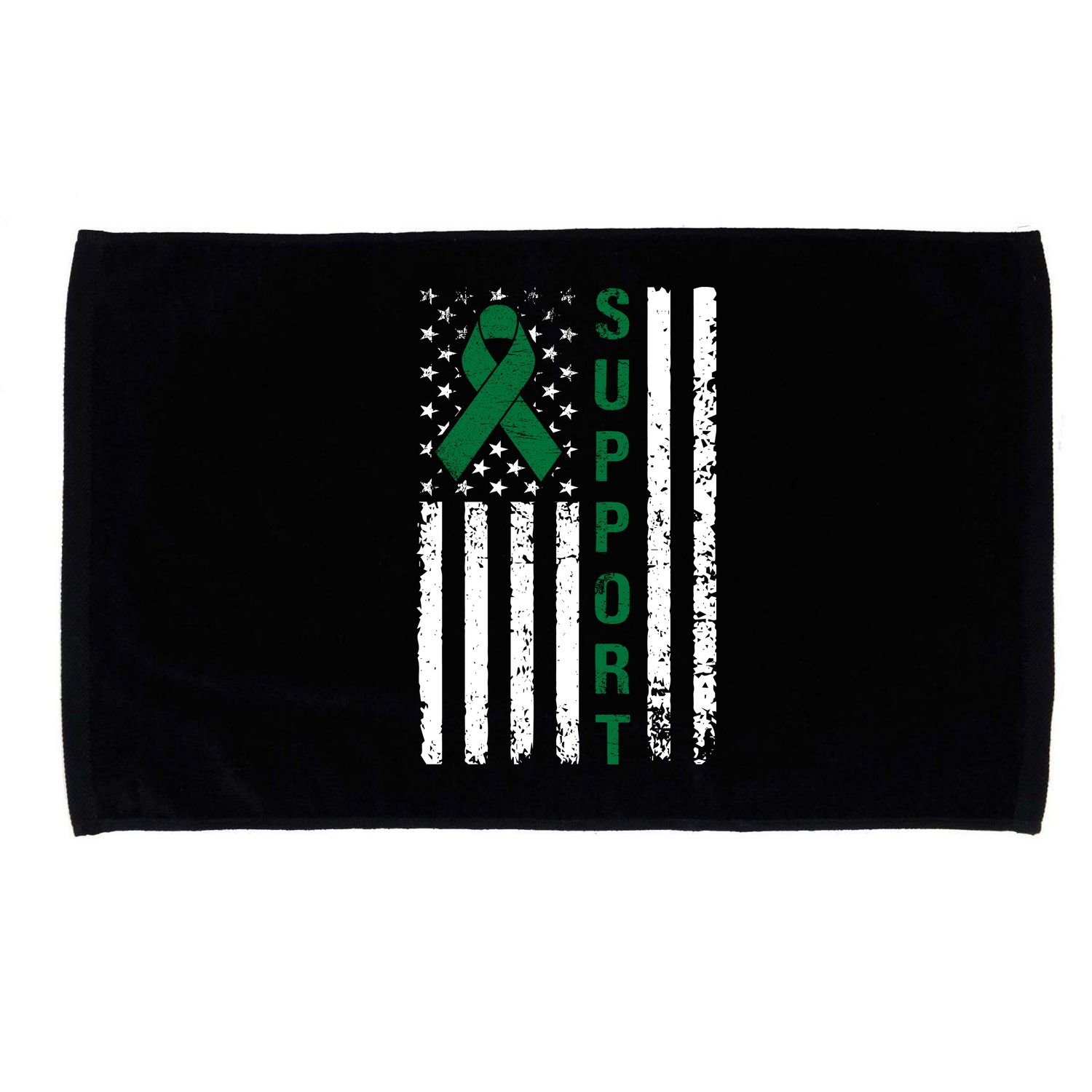Support Liver Cancer Awareness Microfiber Hand Towel
