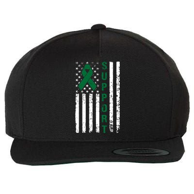 Support Liver Cancer Awareness Wool Snapback Cap