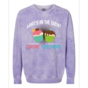 Sweet Little Cupcake Handsome Stud Muffin Oven Cute Gift Colorblast Crewneck Sweatshirt