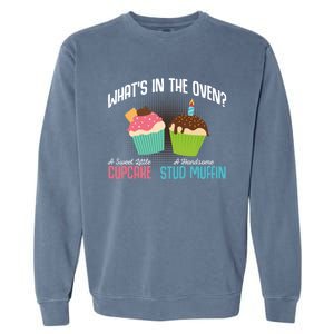 Sweet Little Cupcake Handsome Stud Muffin Oven Cute Gift Garment-Dyed Sweatshirt