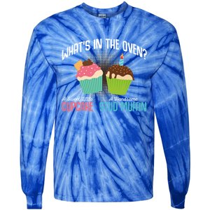 Sweet Little Cupcake Handsome Stud Muffin Oven Cute Gift Tie-Dye Long Sleeve Shirt