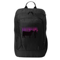 Showgirl Livestock Cattle Showing Fun Show Cattle City Backpack