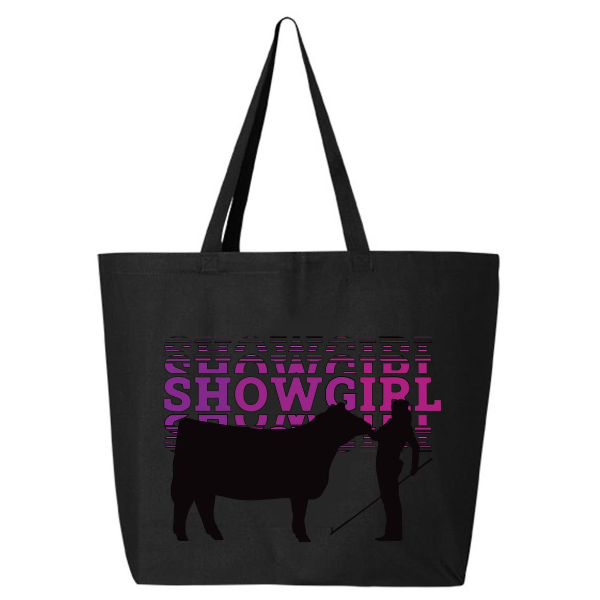 Showgirl Livestock Cattle Showing Fun Show Cattle 25L Jumbo Tote