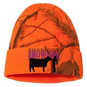 Showgirl Livestock Cattle Showing Fun Show Cattle Kati Licensed 12" Camo Beanie