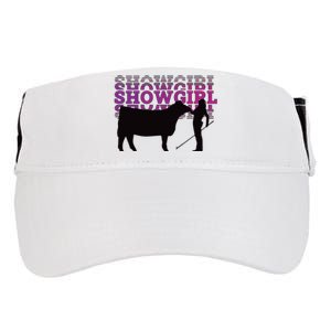 Showgirl Livestock Cattle Showing Fun Show Cattle Adult Drive Performance Visor