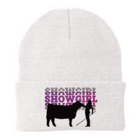 Showgirl Livestock Cattle Showing Fun Show Cattle Knit Cap Winter Beanie