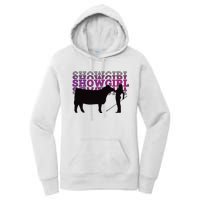 Showgirl Livestock Cattle Showing Fun Show Cattle Women's Pullover Hoodie