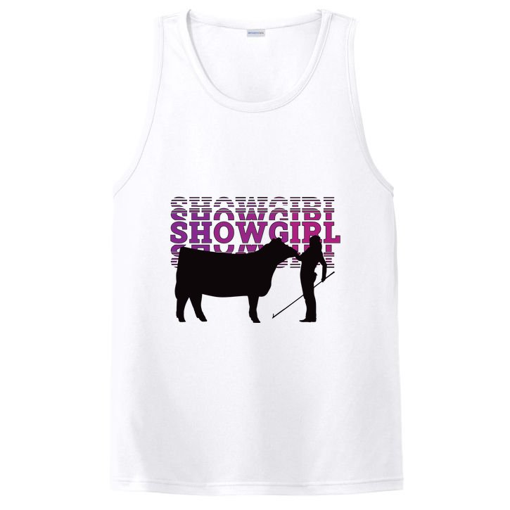 Showgirl Livestock Cattle Showing Fun Show Cattle PosiCharge Competitor Tank