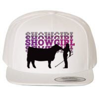 Showgirl Livestock Cattle Showing Fun Show Cattle Wool Snapback Cap