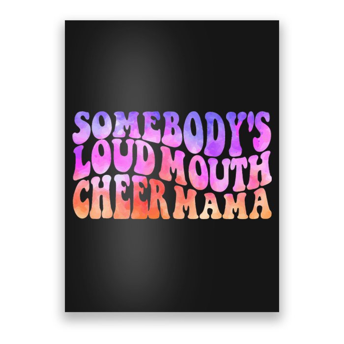 Somebody's Loudmouth Cheer Mama Retro Funny Mother's Day Poster