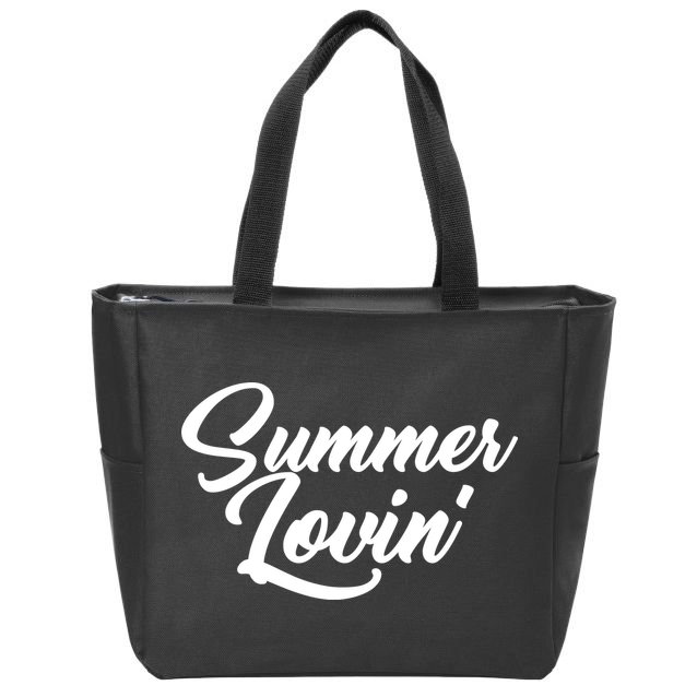 Summer Lovin Cute Zip Tote Bag