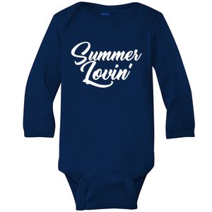 Summer Lovin Cute Baby Long Sleeve Bodysuit