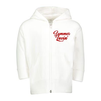 Summer Lovin Cute Toddler Zip Fleece Hoodie