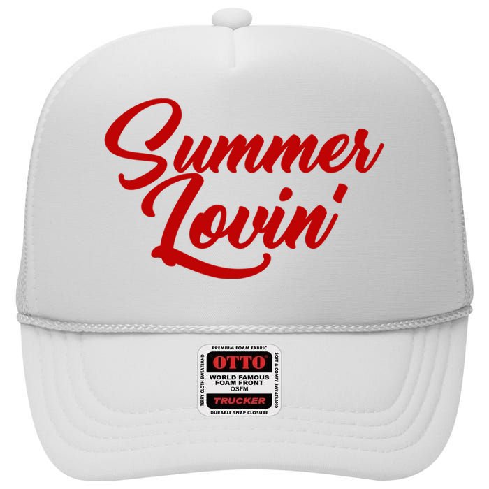 Summer Lovin Cute High Crown Mesh Back Trucker Hat