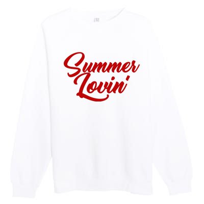 Summer Lovin Cute Premium Crewneck Sweatshirt