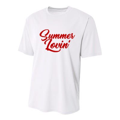 Summer Lovin Cute Youth Performance Sprint T-Shirt
