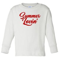 Summer Lovin Cute Toddler Long Sleeve Shirt