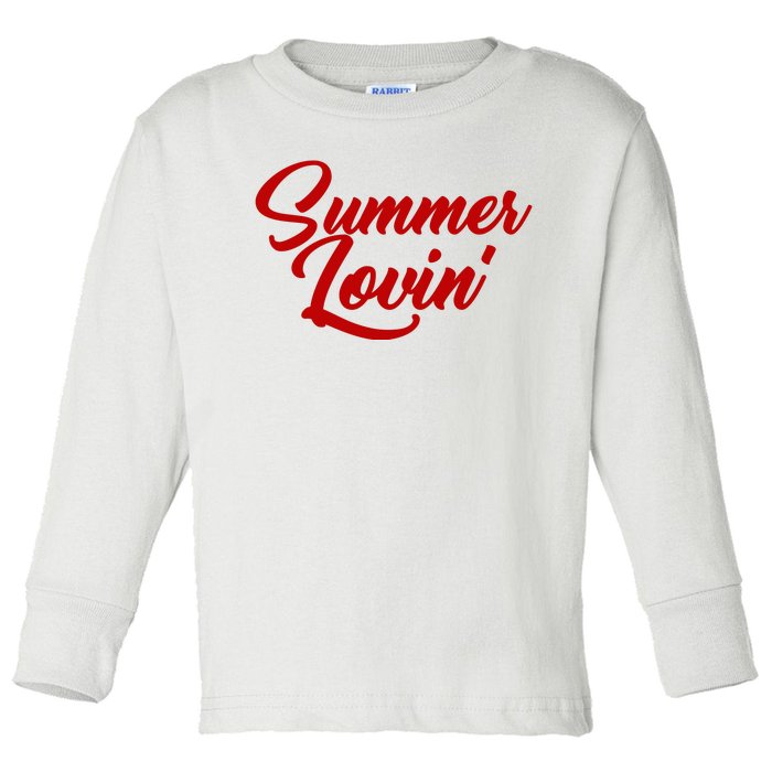 Summer Lovin Cute Toddler Long Sleeve Shirt