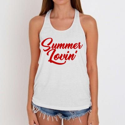 Summer Lovin Cute Women's Knotted Racerback Tank