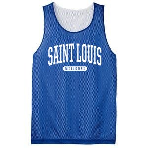 Saint Louis Cool Gift College University Style Mo Us Mesh Reversible Basketball Jersey Tank