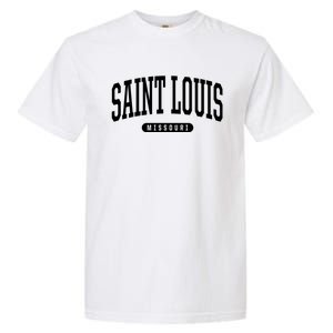 Saint Louis Cool Gift College University Style Mo Us Garment-Dyed Heavyweight T-Shirt