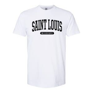 Saint Louis Cool Gift College University Style Mo Us Softstyle CVC T-Shirt