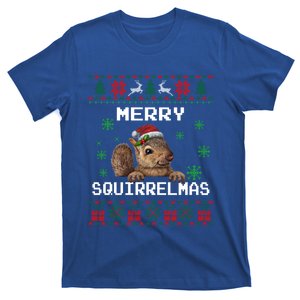 Squirrel Lover Christmas Funny Gift Xmas Ugly Christmas Sweater Cute Gift T-Shirt