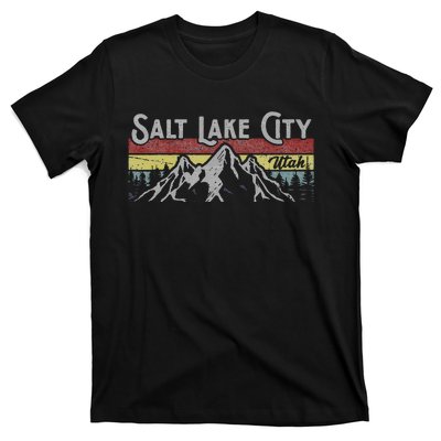 Salt Lake City Utah National Parks Mighty 5 Hiking Design T-Shirt