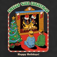Smells Like Christmas Happy Holidays 7 Panel Mesh Trucker Snapback Hat
