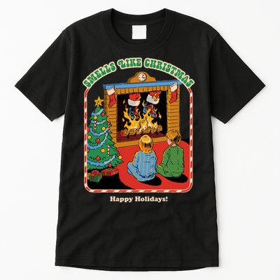 Smells Like Christmas Happy Holidays Tall T-Shirt