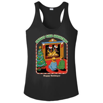 Smells Like Christmas Happy Holidays Ladies PosiCharge Competitor Racerback Tank