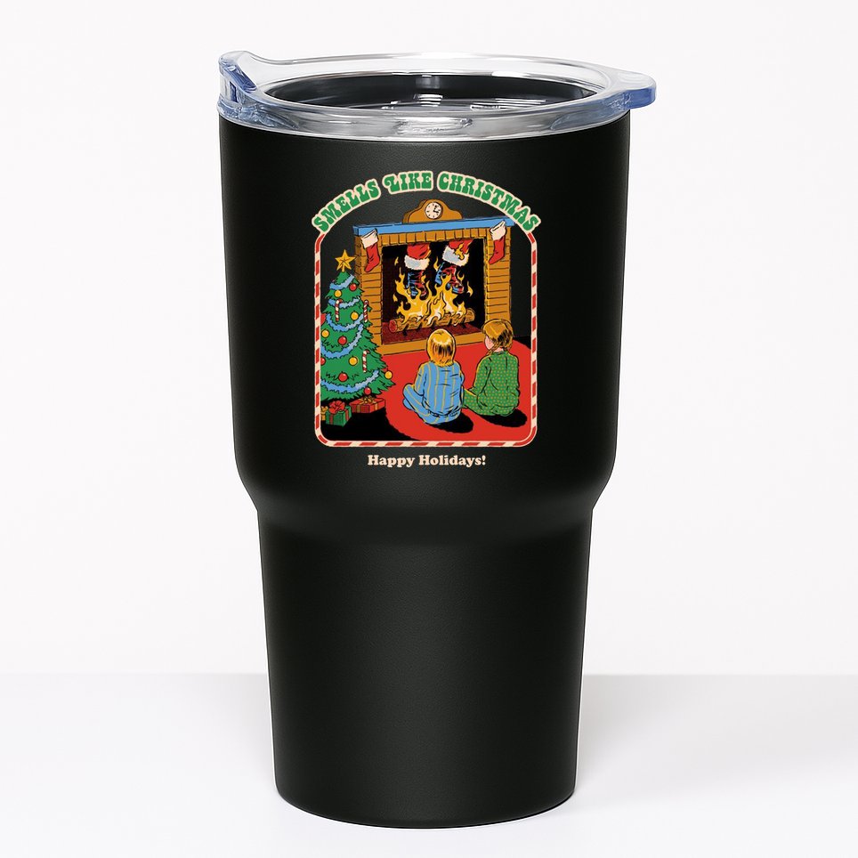 Smells Like Christmas Happy Holidays Tumbler