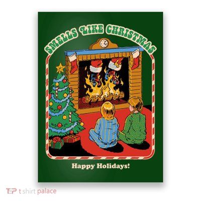 Smells Like Christmas Happy Holidays Poster