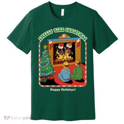 Smells Like Christmas Happy Holidays Premium T-Shirt