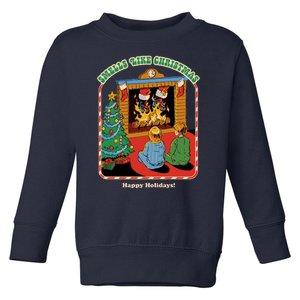 Smells Like Christmas Happy Holidays Toddler Sweatshirt