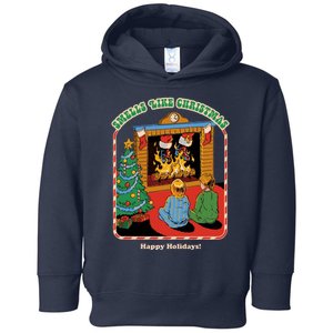 Smells Like Christmas Happy Holidays Toddler Hoodie