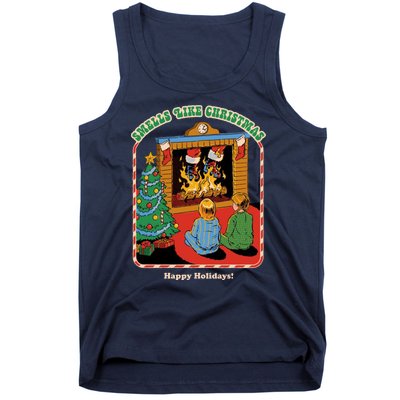 Smells Like Christmas Happy Holidays Tank Top