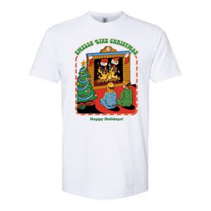 Smells Like Christmas Happy Holidays Softstyle® CVC T-Shirt