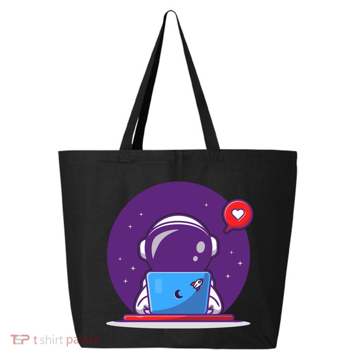 Sending Love, Cute Astronaut On A Laptop 25L Jumbo Tote